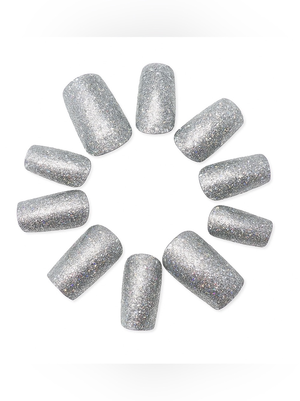 Gilded Platinum: Pres-On Nails